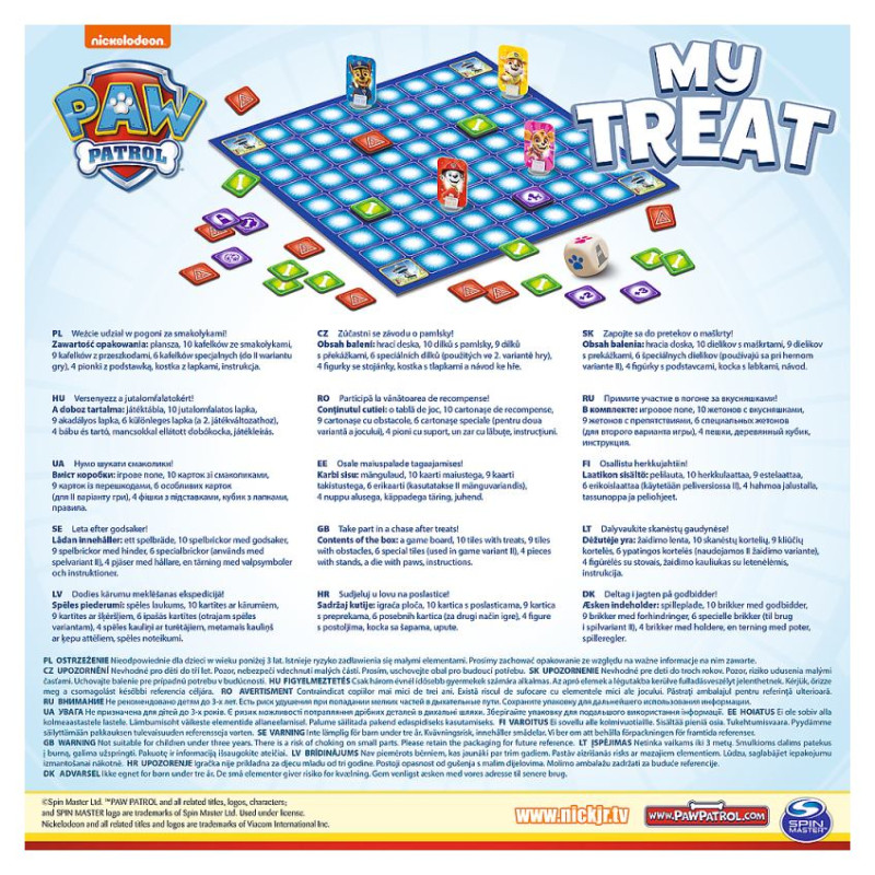 Trefl PAW PATROL Galda spēle &ldquo;Mans gardums&rdquo;