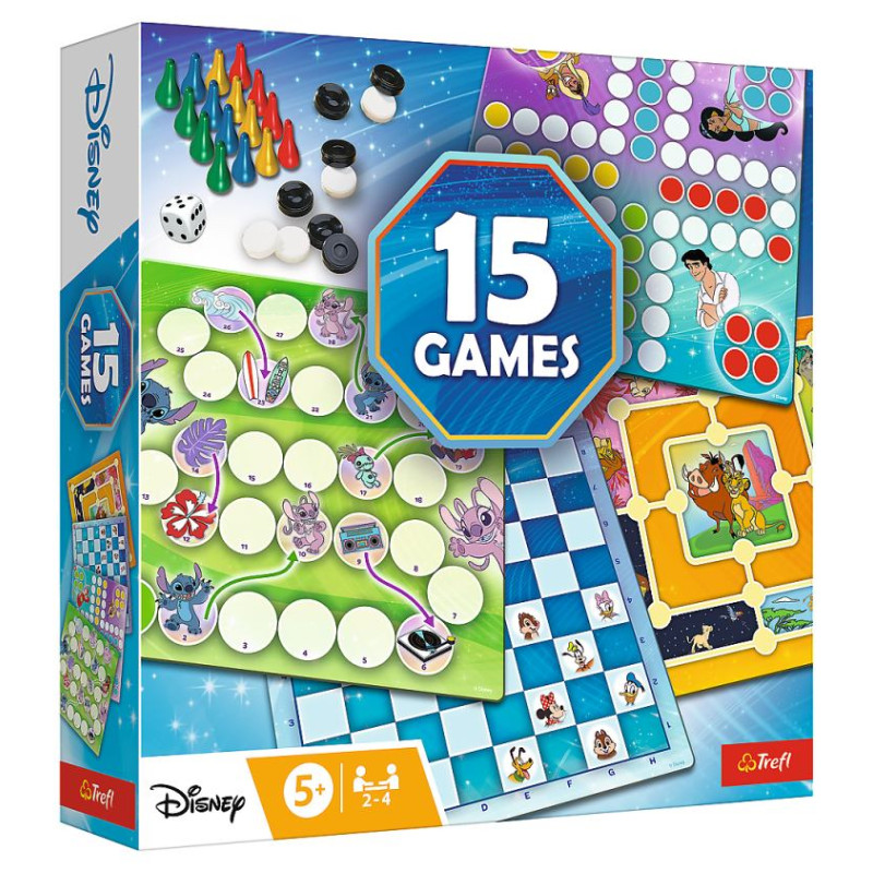Trefl DISNEY 15 in 1 Galda spēle