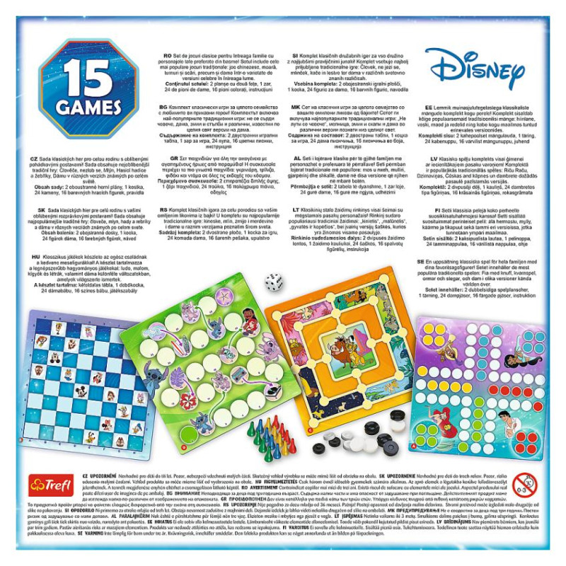 Trefl DISNEY 15 in 1 Galda spēle