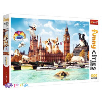 Trefl Puzle Suņi Londonā, 1000 gab.