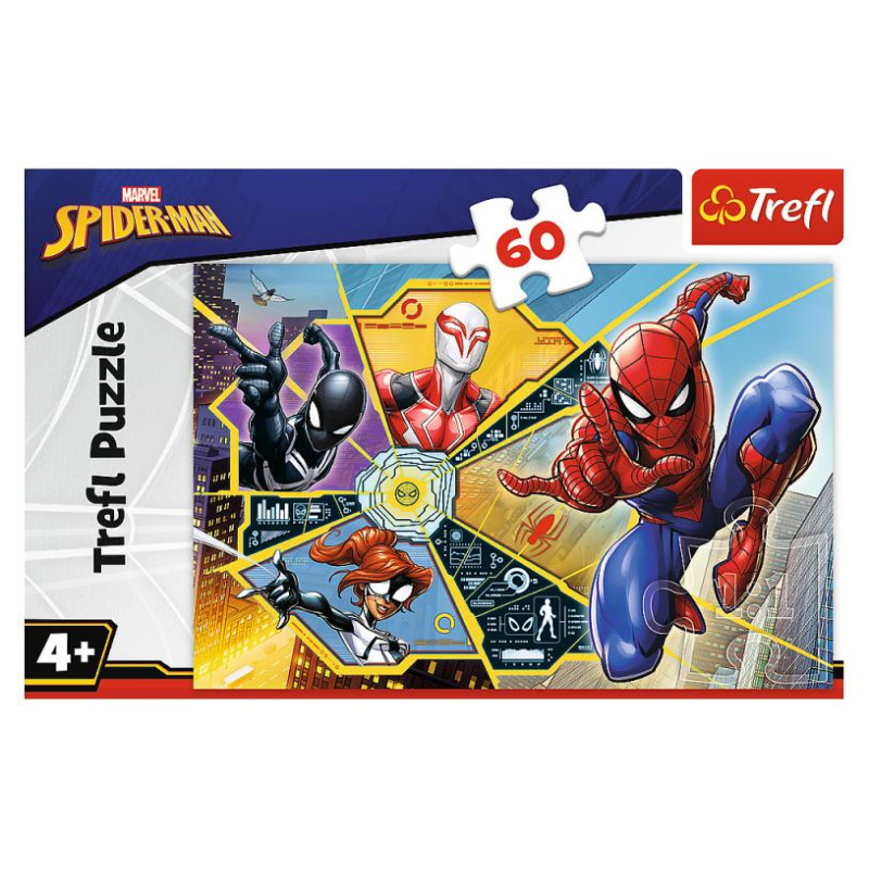 Trefl SPIDER-MAN Puzle Zirnekļcilvēks, 60 gab.