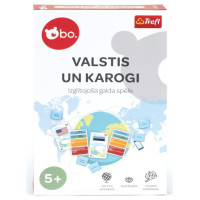 BO. Izglītojošā galda spēle "Valstis un karogi" (Latviešu val.)