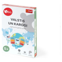 BO. Izglītojošā galda spēle "Valstis un karogi" (Latviešu val.)