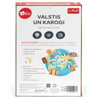 BO. Izglītojošā galda spēle "Valstis un karogi" (Latviešu val.)