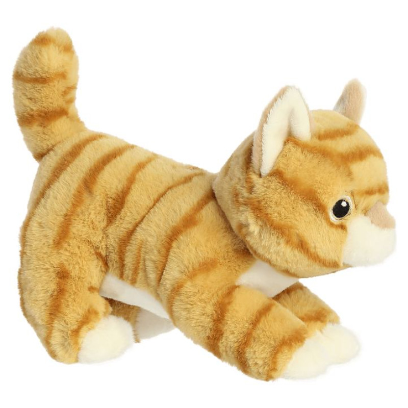 Eco Nation AURORA Eco Nation Plī&scaron;a rotaļlieta Orandžais kaķis, 15 cm