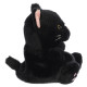 Palm Pals AURORA Palm Pals plīša rotaļlieta melns kaķis , 12 cm