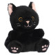 Palm Pals AURORA Palm Pals plīša rotaļlieta melns kaķis , 12 cm