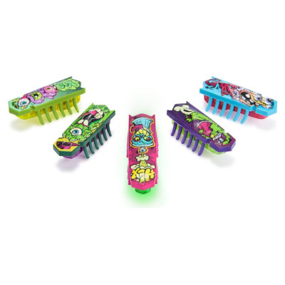 Hex Bots Interaktīvā rotaļlieta Nano vaboles ar gaismiņām, 5-paka