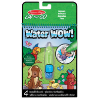 Melissa & Doug Water Wow! Ūdens krāsojamā grāmata – Dzīvnieki
