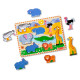 Melissa & Doug Safari puzle ar lieliem gabaliem