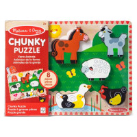 Melissa & Doug Lauku saimniecības puzle ar lieliem gabaliem
