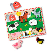 Melissa & Doug Lauku saimniecības puzle ar lieliem gabaliem