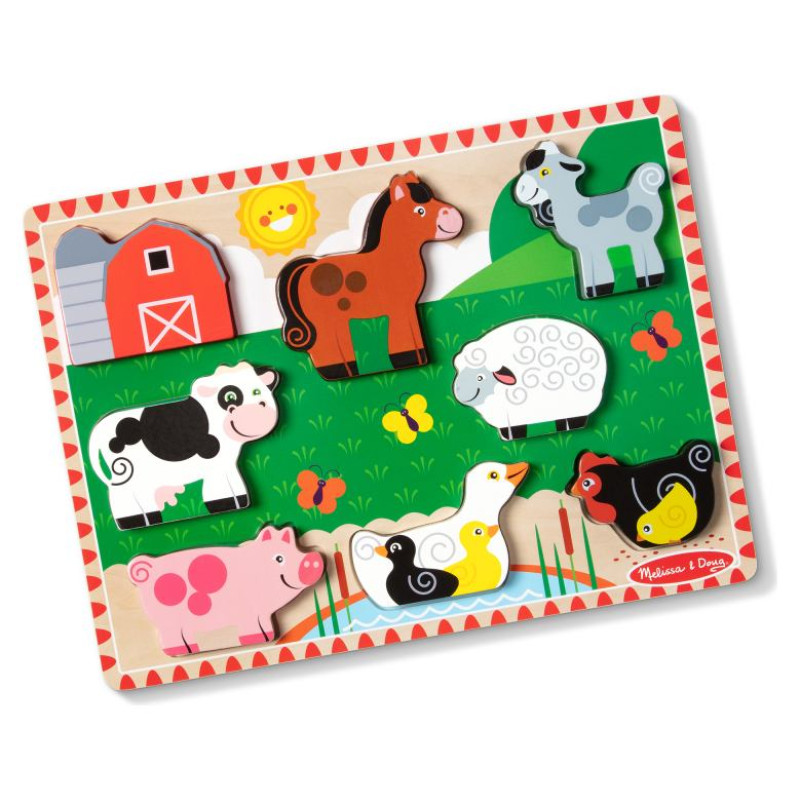 Melissa & Doug Lauku saimniecības puzle ar lieliem gabaliem