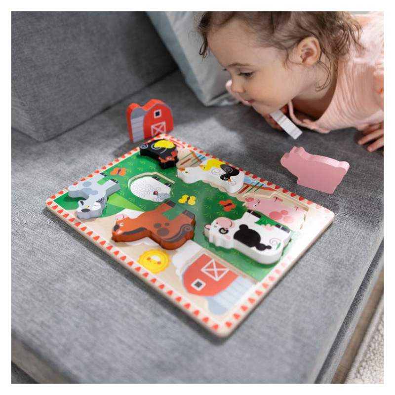 Melissa & Doug Lauku saimniecības puzle ar lieliem gabaliem
