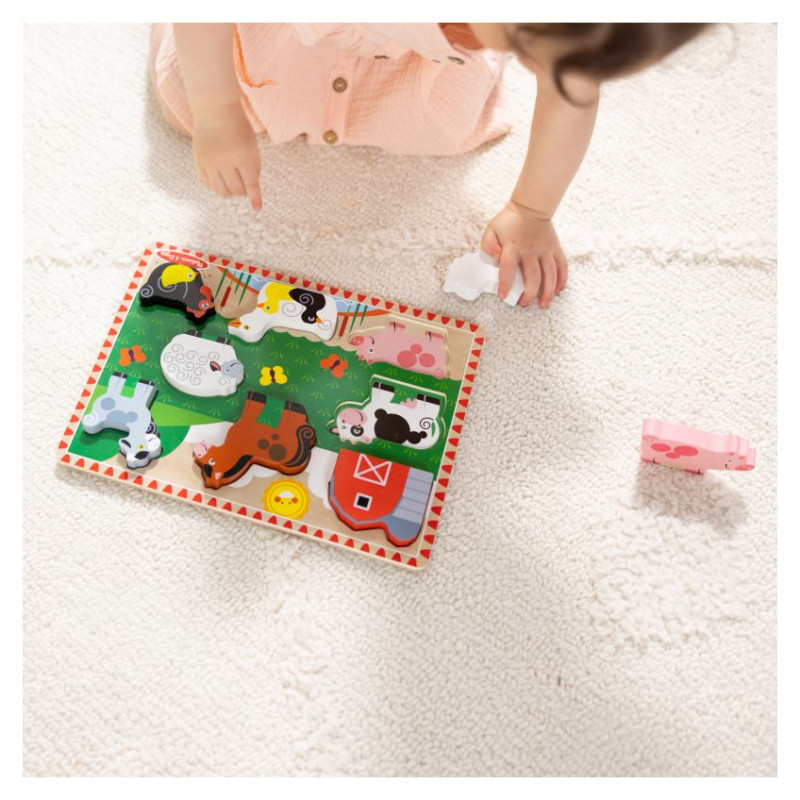 Melissa & Doug Lauku saimniecības puzle ar lieliem gabaliem