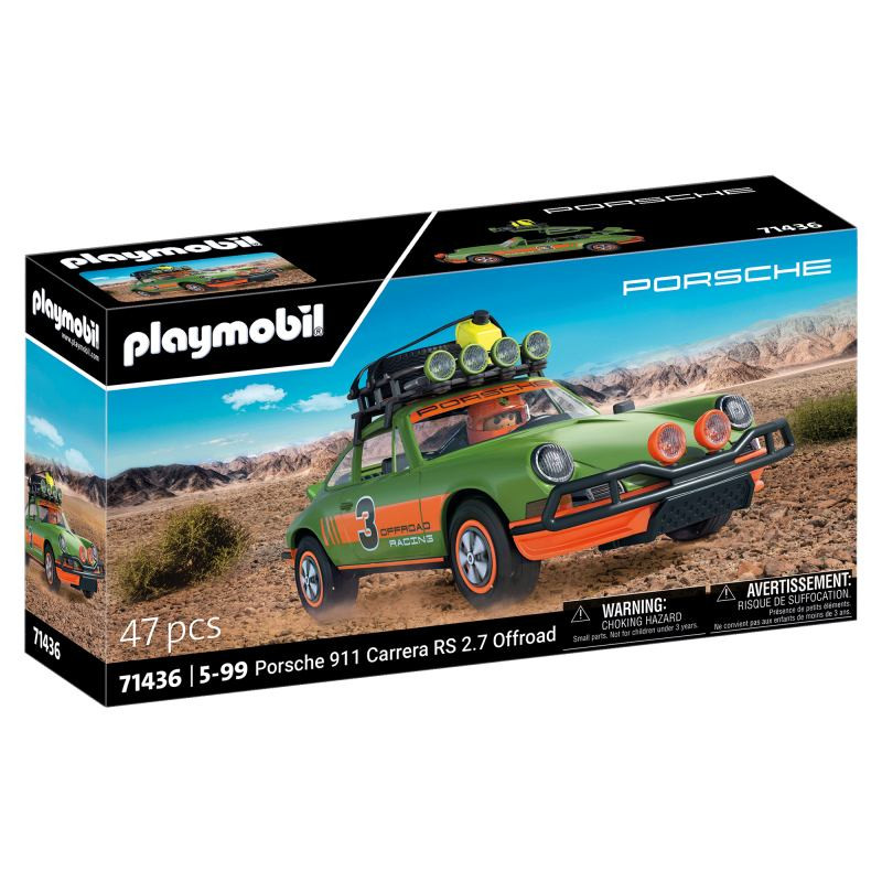 Playmobil LICENSED VEHICLES Porsche 911 Carrera RS 2.7 bezceļu izlaidums 71436