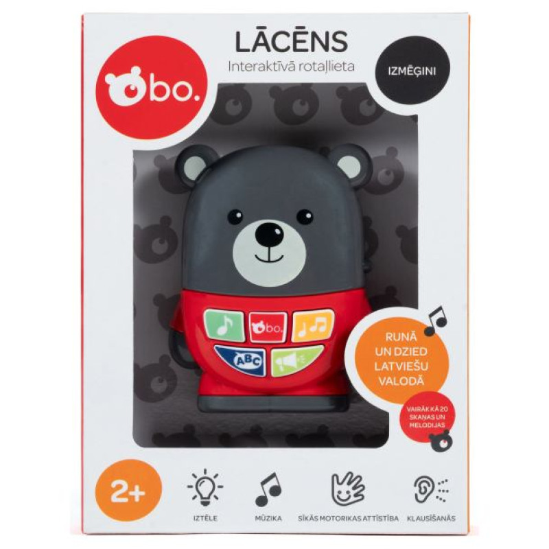 BO. Interaktīvā rotaļlieta "Lācēns" (Latvie&scaron;u valodā)