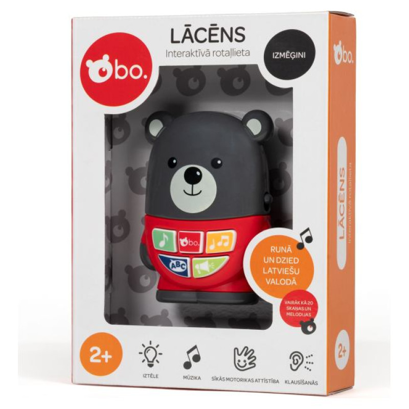 BO. Interaktīvā rotaļlieta "Lācēns" (Latvie&scaron;u valodā)