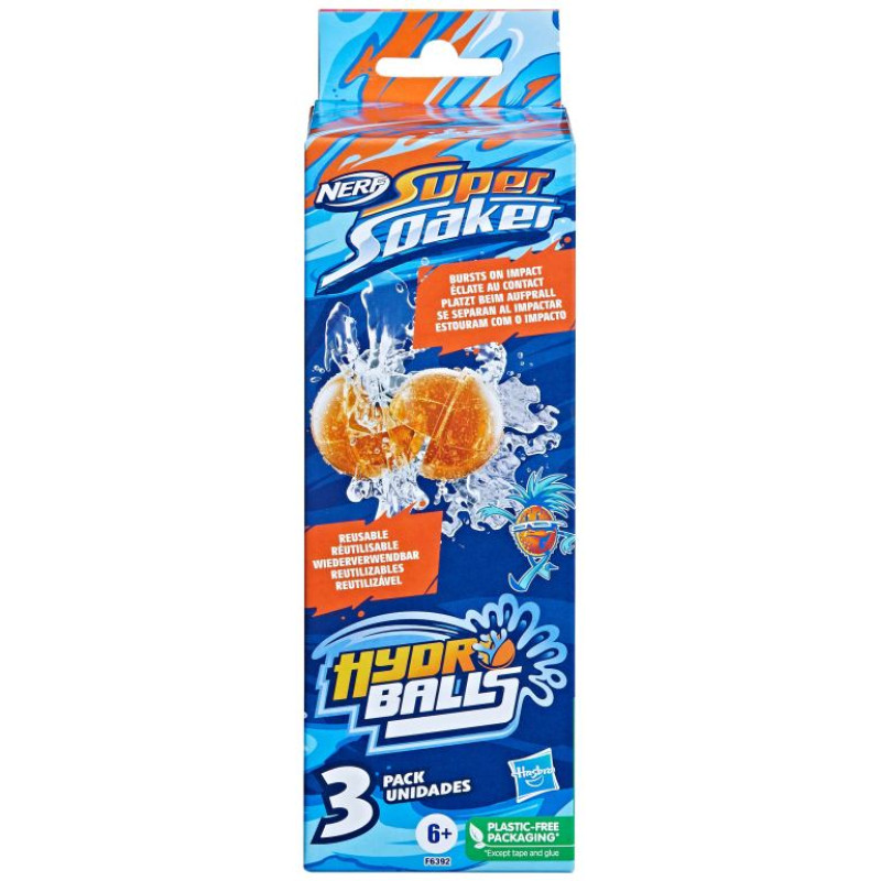 Nerf SUPER SOAKER Rotaļu komplekts Ūdens bumbas, 3 gab.