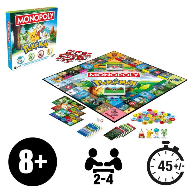 Monopoly Galda spēle Pokemon (Latvie&scaron;u un igauņu val.)
