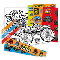 Bladez HOT WHEELS MOSTER TRUCKS uzlīmju aktivitāšu komplekts