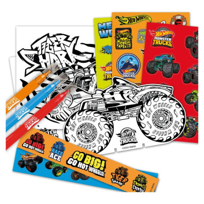 Bladez HOT WHEELS MOSTER TRUCKS uzlīmju aktivitā&scaron;u komplekts