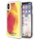 Guess GUHCPXGLCPI iPhone X/Xs różowy /pink hard case California Glow in the dark
