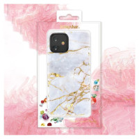 Kingxbar Agate Series case decorated printed Agate iPhone 12 mini green