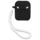 Guess GUACA2LSVSBW AirPods cover black/white Silicone Vintage