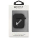 Guess GUACA2LSVSBW AirPods cover black/white Silicone Vintage