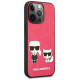 Karl Lagerfeld KLHCP13LPCUSKCP iPhone 13 Pro / 13 6,1" fuksja/fuchsia hardcase Ikonik Karl & Choupette