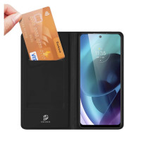 Dux Ducis Skin Pro Holster Case Cover with Flap Motorola Moto G71 5G black
