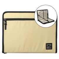 Ringke Smart Zip Pouch for a laptop up to 13" with a stand - beige