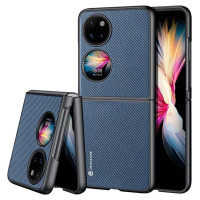 Dux Ducis Fino case is made of nylon material Huawei P50 Pocket blue