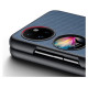 Dux Ducis Fino case is made of nylon material Huawei P50 Pocket blue