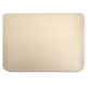 Guess Saffiano Triangle Logo case for a 16" laptop - beige