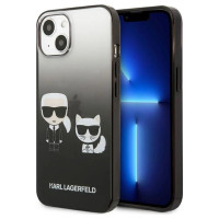 Karl Lagerfeld KLHCP13STGKCK iPhone 13 mini 5,4" hardcase czarny/black Gradient Ikonik Karl & Choupette