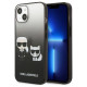 Karl Lagerfeld KLHCP13STGKCK iPhone 13 mini 5,4" hardcase czarny/black Gradient Ikonik Karl & Choupette
