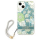 Guess GUHCP13MHFLSN iPhone 13 6.1" green/green hardcase Flower Strap