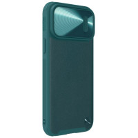 Nillkin CamShield Leather S Case iPhone 14 Pro Max case with camera cover green