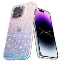 Kingxbar Heart Star Series case for iPhone 14 Plus case with zodiac stars