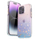Kingxbar Heart Star Series case for iPhone 14 Plus case with zodiac stars