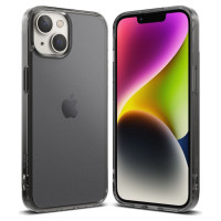 Ringke Fusion Matte case iPhone 14 Plus cover with a gel frame gray