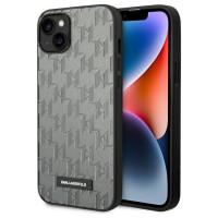 Karl Lagerfeld KLHCP14SSAKLHPG iPhone 14 6.1 "hardcase gray / gray Saffiano Mono Metal Logo