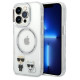 Karl Lagerfeld KLHMP14XHKCT iPhone 14 Pro Max 6.7 "hardcase transparent / transparent Karl & Choupette Aluminum Magsafe