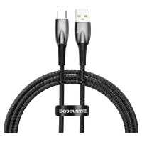 Baseus Glimmer Series Fast Charging Cable USB-A - USB-C 100W 480Mbps 1m Black