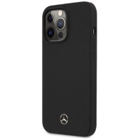 Mercedes MEHMP13XSILBK iPhone 13 Pro Max 6.7" black/black hardcase Silicone Magsafe