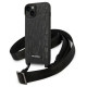Karl Lagerfeld KLHCP14MSTMK iPhone 14 Plus 6.7" hardcase black/black Monogram Plaque Logo Strap
