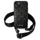 Karl Lagerfeld KLHCP14MSTMK iPhone 14 Plus 6.7" hardcase black/black Monogram Plaque Logo Strap