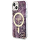 Guess Leopard MagSafe case for iPhone 14 - pink